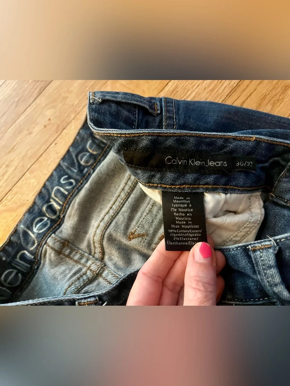 Calvin Klein Bootcut Jeans Sz 10 - Picture 6 of 6